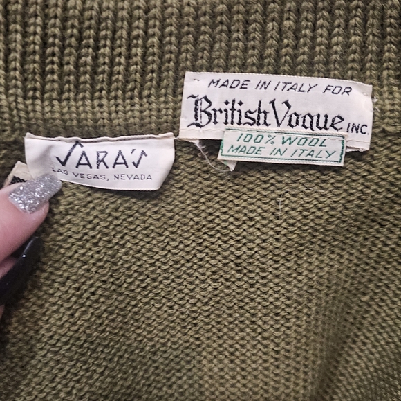 Vintage British vogue wool cardigan - Picture 11 of 11